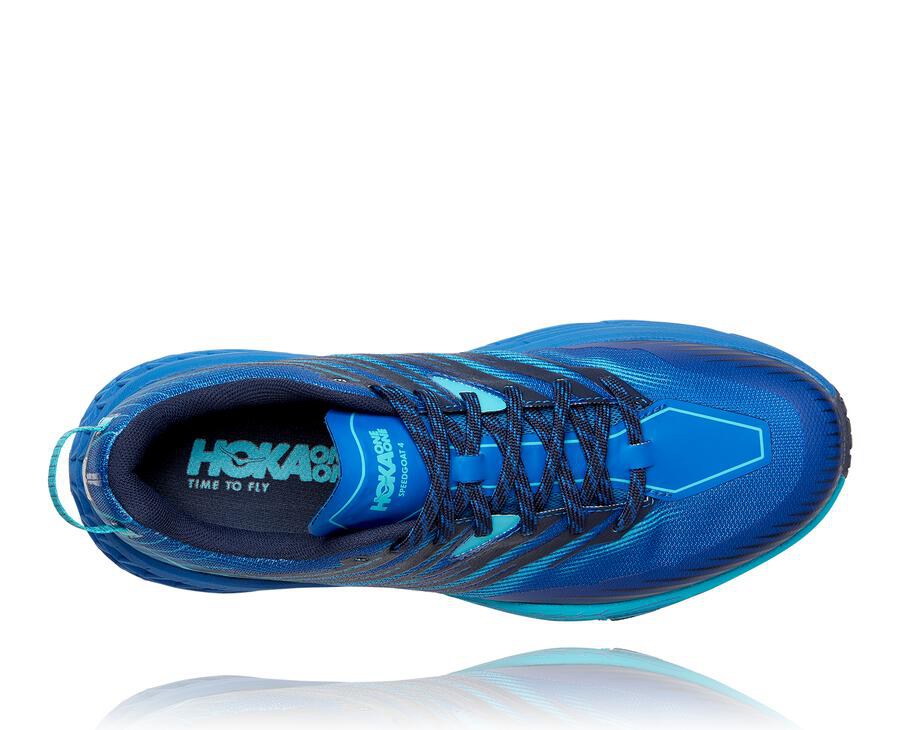 Tenis Trail Hoka One One Masculino Azuis - Speedgoat 4 - 035-HMIKOV